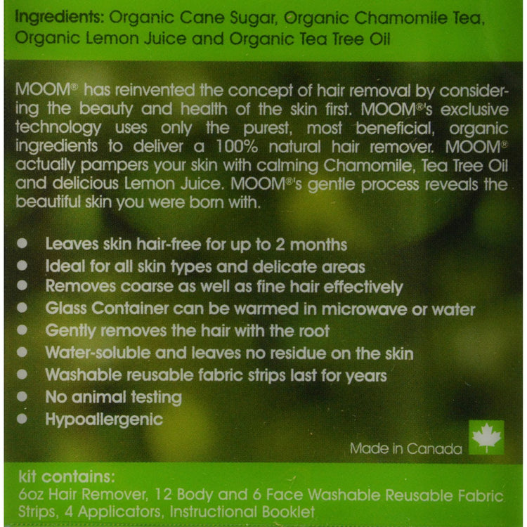 Moom Organic Hair Removal Kit with Tea Tree Classic - 1 Kit