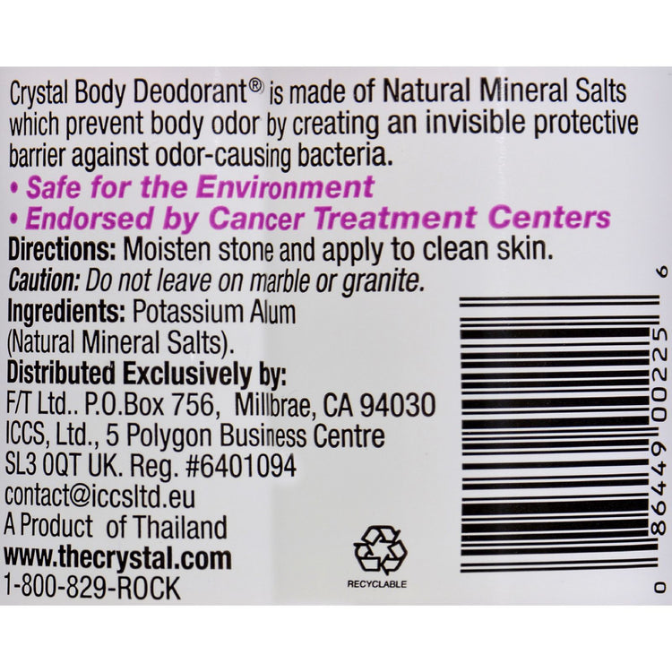 Crystal Body Deodorant Travel Stick - 1.5 oz