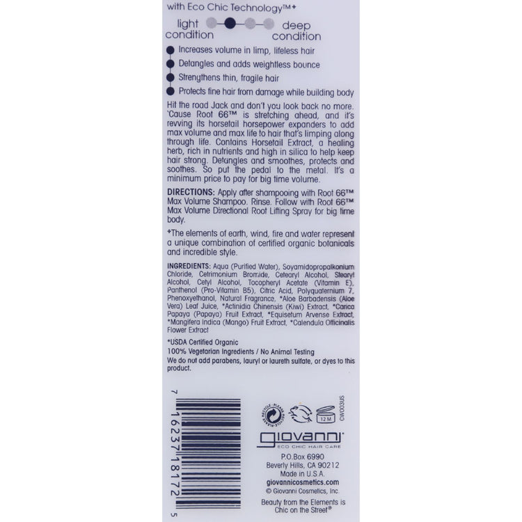 Giovanni Root 66 Max Volume Conditioner - 8.5 fl oz
