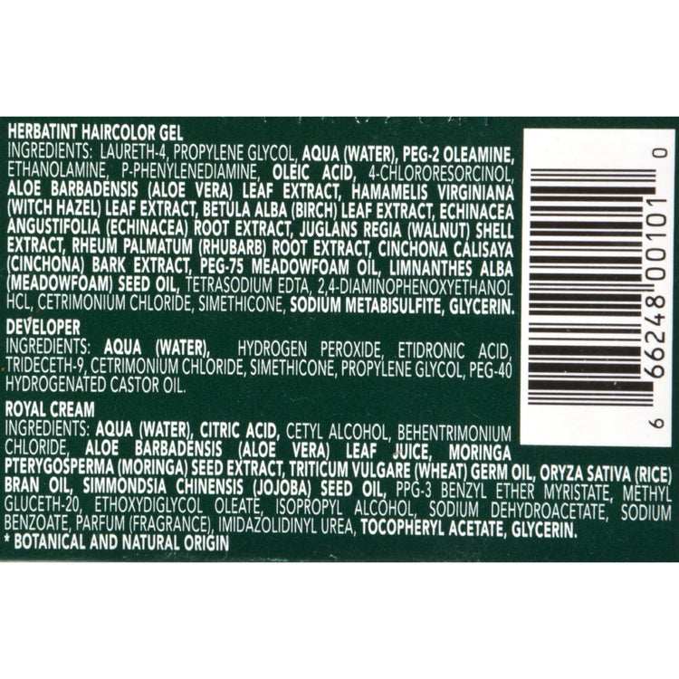 Herbatint Permanent Herbal Haircolour Gel 2N Brown - 135 ml