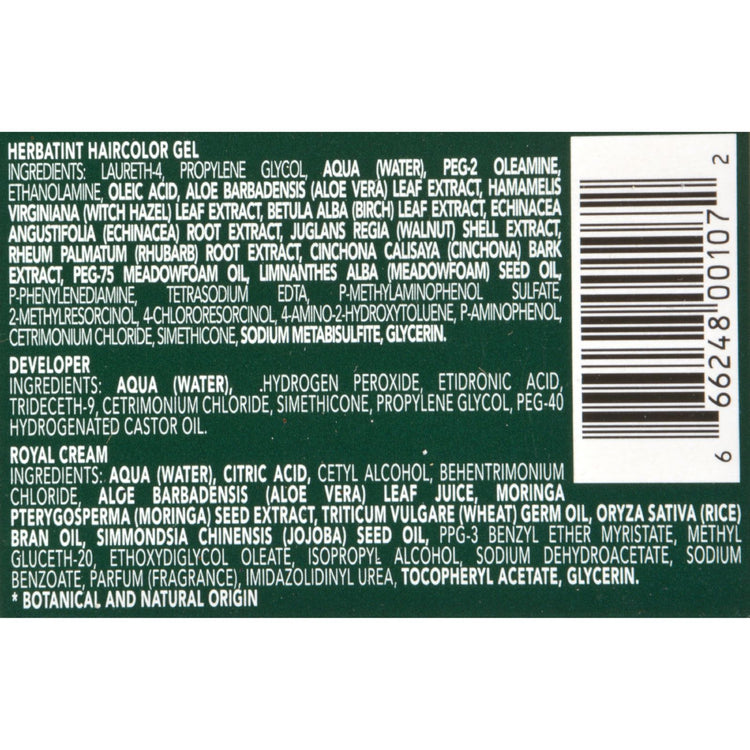 Herbatint Permanent Herbal Haircolour Gel 8N Light Blonde - 135 ml