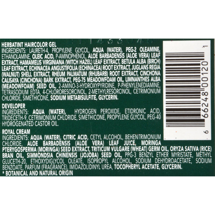 Herbatint Permanent Herbal Haircolour Gel 7R Copper Blonde - 135 ml