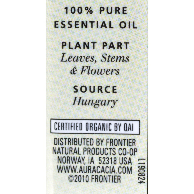 Aura Cacia - Organic Oregano - .25 oz