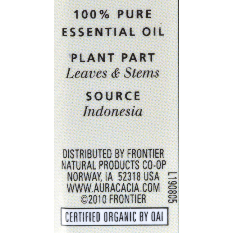 Aura Cacia - Organic Patchouli - .25 oz