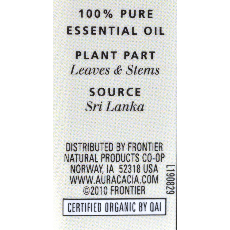 Aura Cacia - Organic Cinnamon Leaf - .25 oz