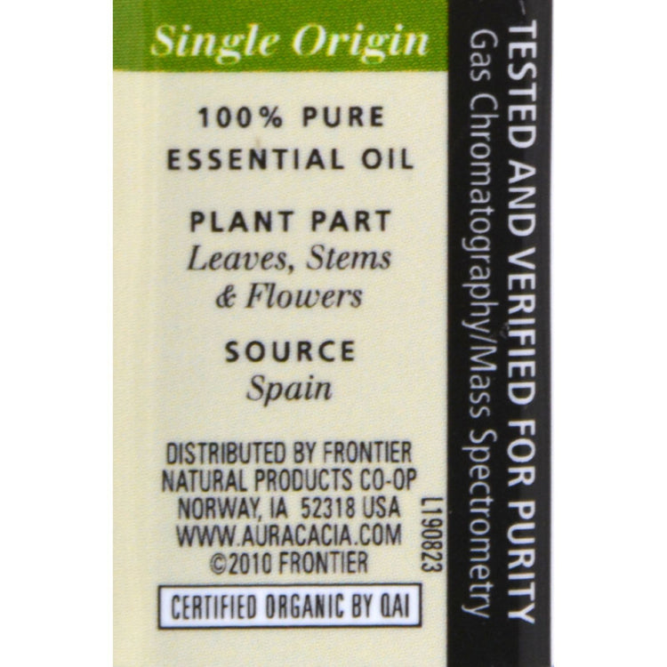 Aura Cacia - Organic Essential Oil - Lavender Spike - .25 oz