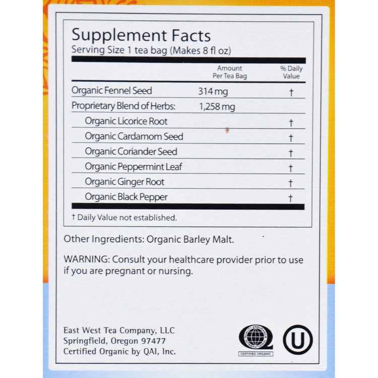 Yogi Organic Stomach Ease Herbal Tea - 16 Tea Bags - Case of 6