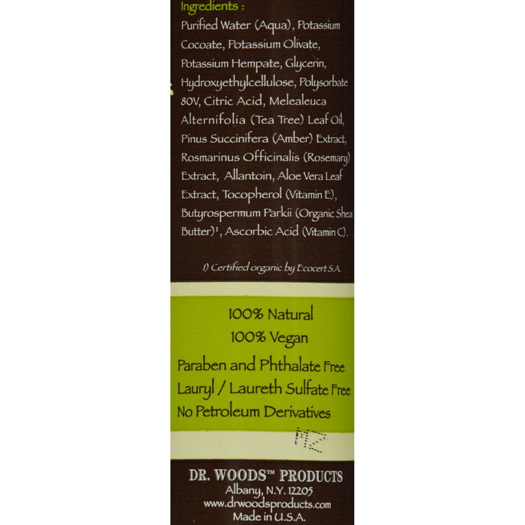 Dr. Woods Facial Cleanser - Tea Tree - 8 oz