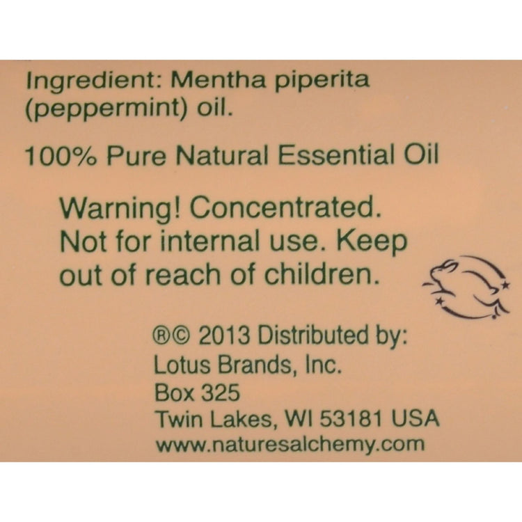 Nature's Alchemy 100% Pure Essential Oil Peppermint - 2 fl oz