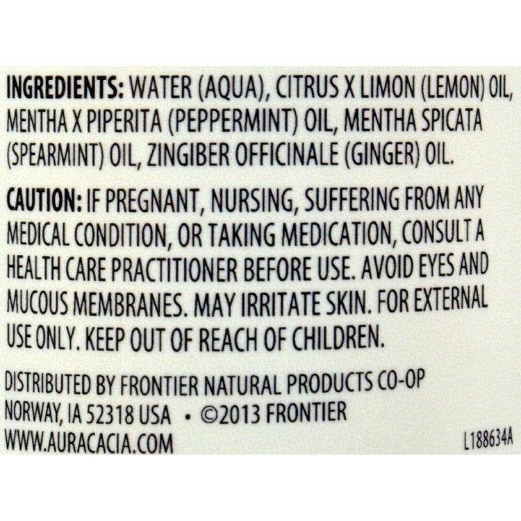 Aura Cacia - Aromatherapy Mist Ginger Mint - 4 fl oz