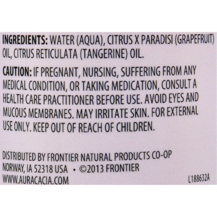 Aura Cacia - Aromatherapy Mist Tangerine Grapefruit - 4 fl oz