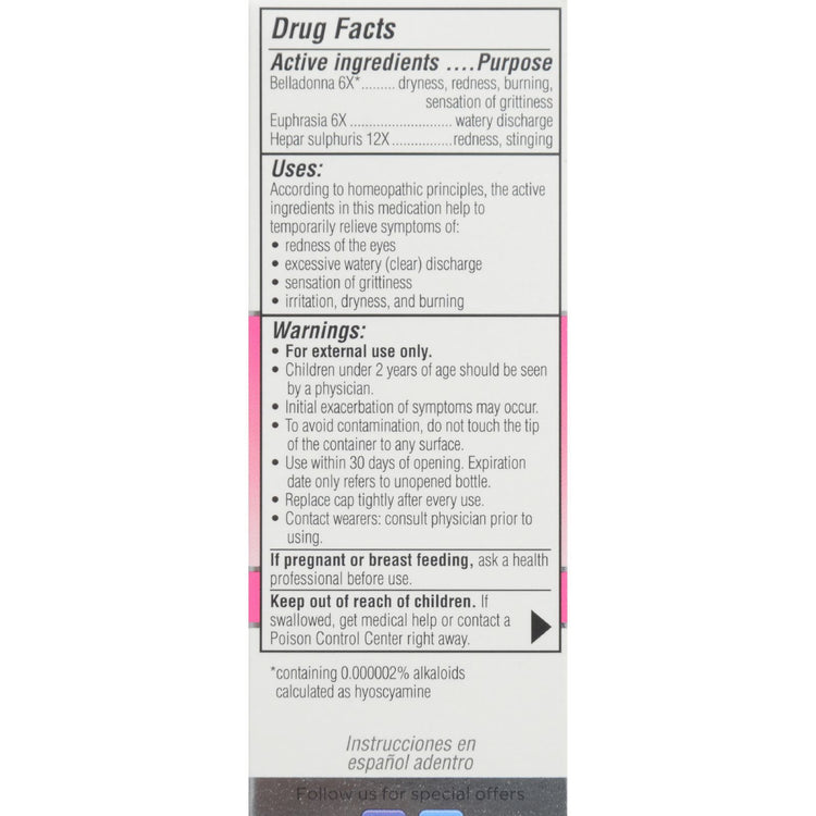Similasan Irritated Eye Relief - 0.33 fl oz