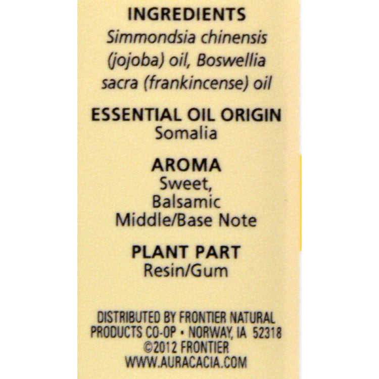 Aura Cacia - Frankincense in Jojoba Oil - .5 oz