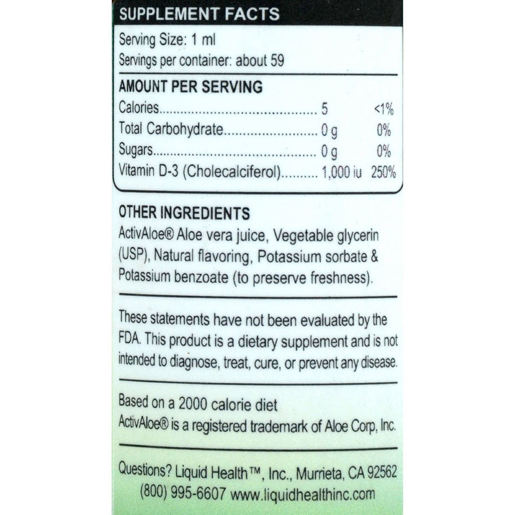 Liquid Health Vitamin D3 - 2.03 fl oz