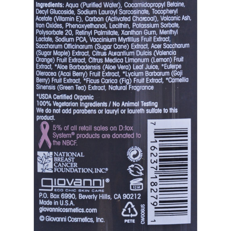 Giovanni D:tox System Purifying Facial Cleanser Step 1 - 7 fl oz