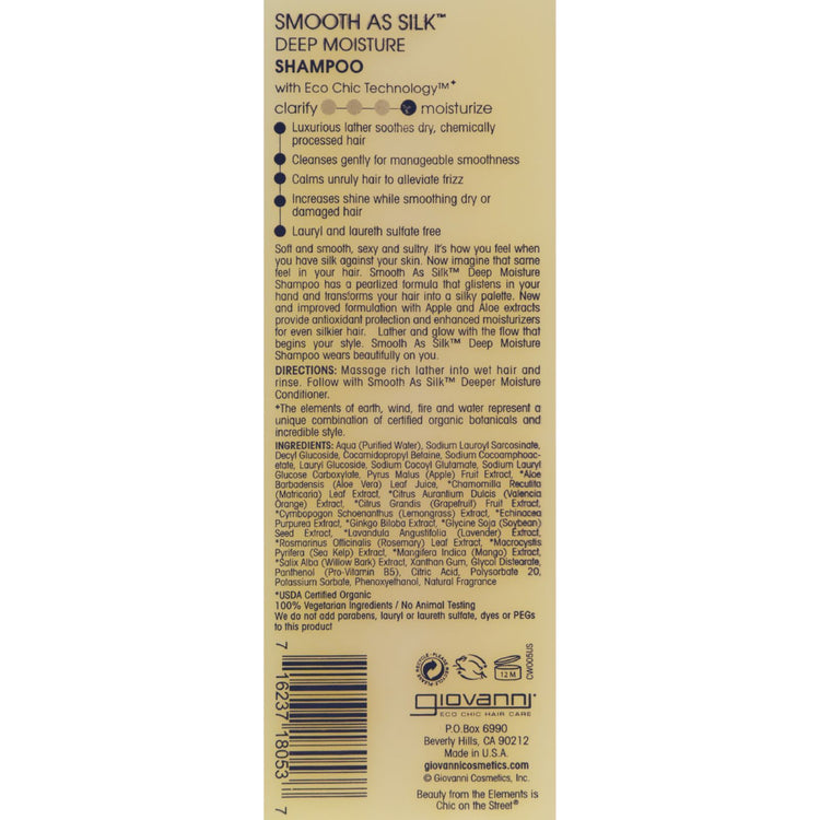 Giovanni Smooth As Silk Deep Moisture Shampoo - 8.5 fl oz
