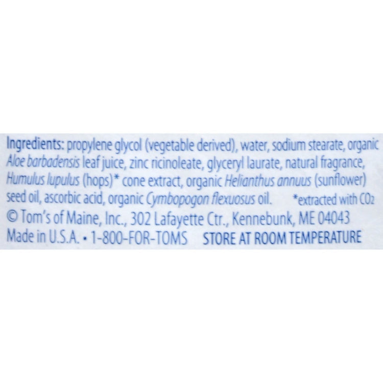 Tom's of Maine Natural Long-Lasting Deodorant Stick Apricot - 2.25 oz - Case of 6