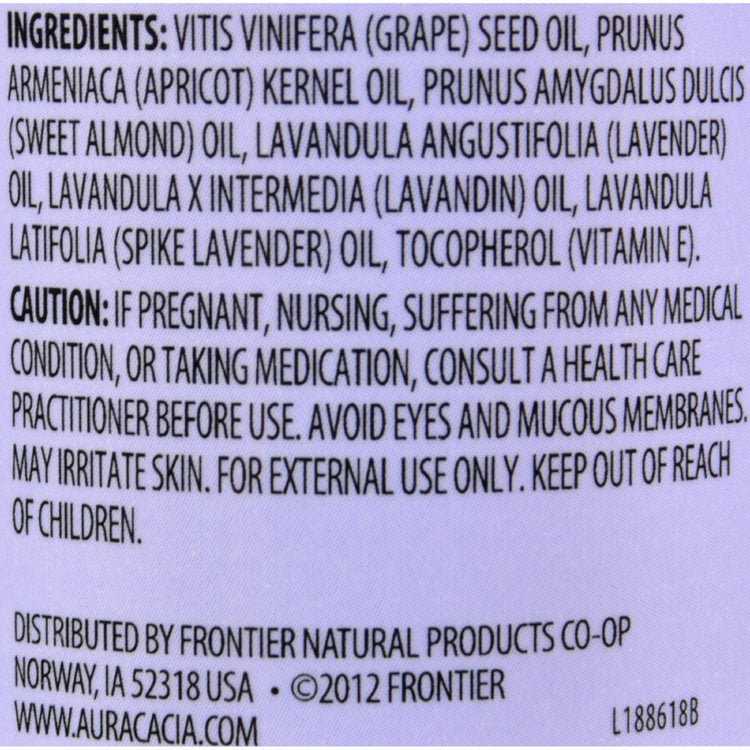 Aura Cacia - Aromatherapy Body Oil Lavender Harvest - 4 fl oz