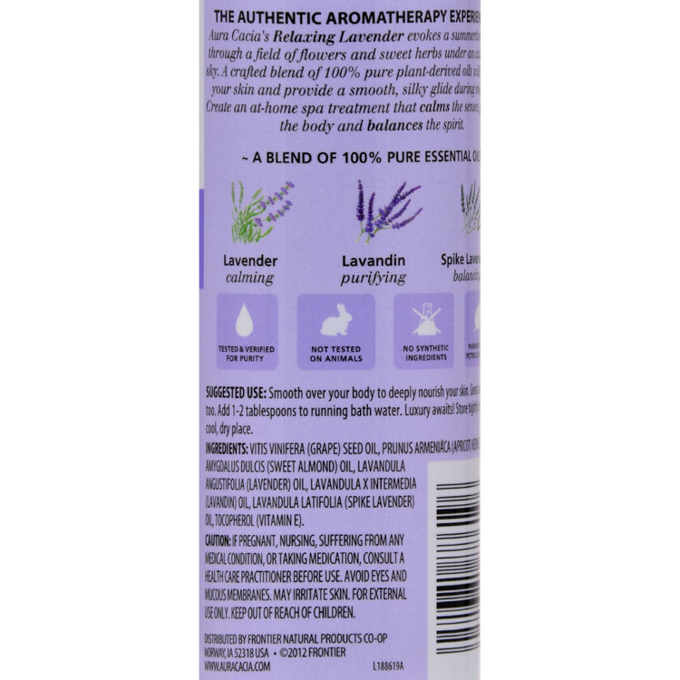 Aura Cacia - Aromatherapy Body Oil Lavender Harvest - 8 fl oz