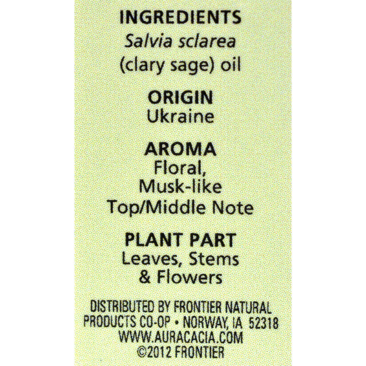 Aura Cacia - Essential Oil Clary Sage - 0.5 fl oz