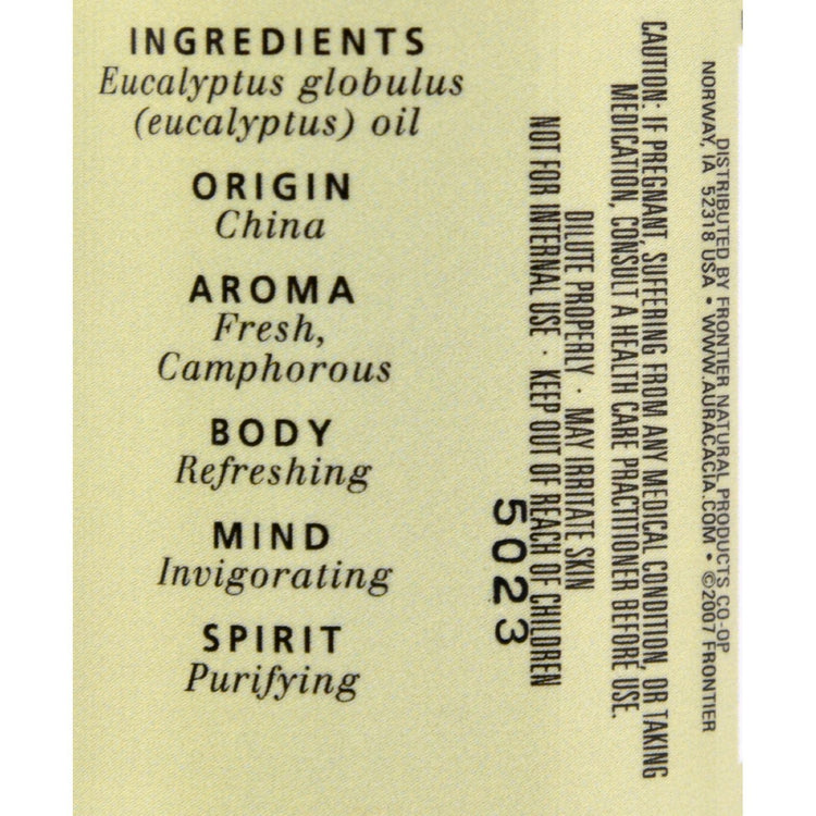 Aura Cacia - Essential Oil Eucalyptus Pure - 2 fl oz