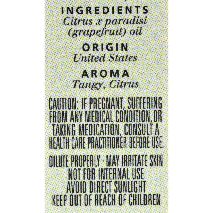 Aura Cacia - Pure Essential Oil Grapefruit - 0.5 fl oz