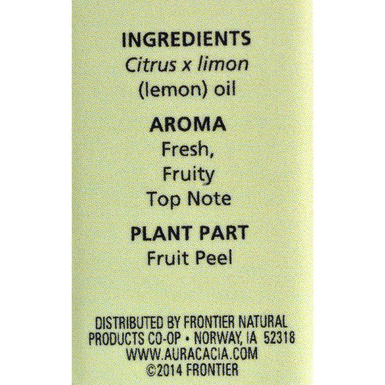 Aura Cacia - Essential Oil - Lemon - 0.5 fl oz