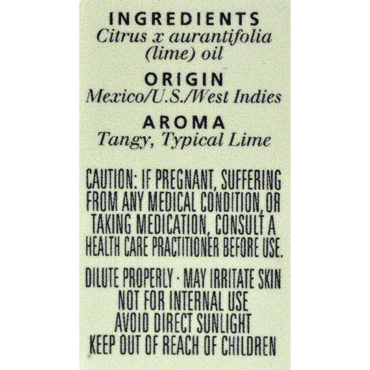 Aura Cacia - Pure Essential Oil Lime - 0.5 fl oz