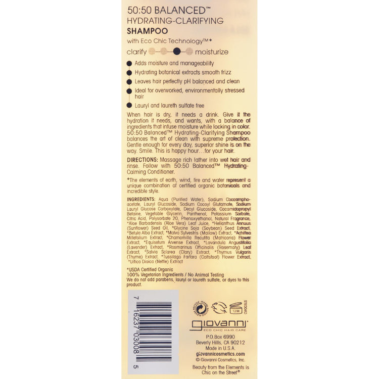 Giovanni 50:50 Balanced Shampoo - 8.5 fl oz