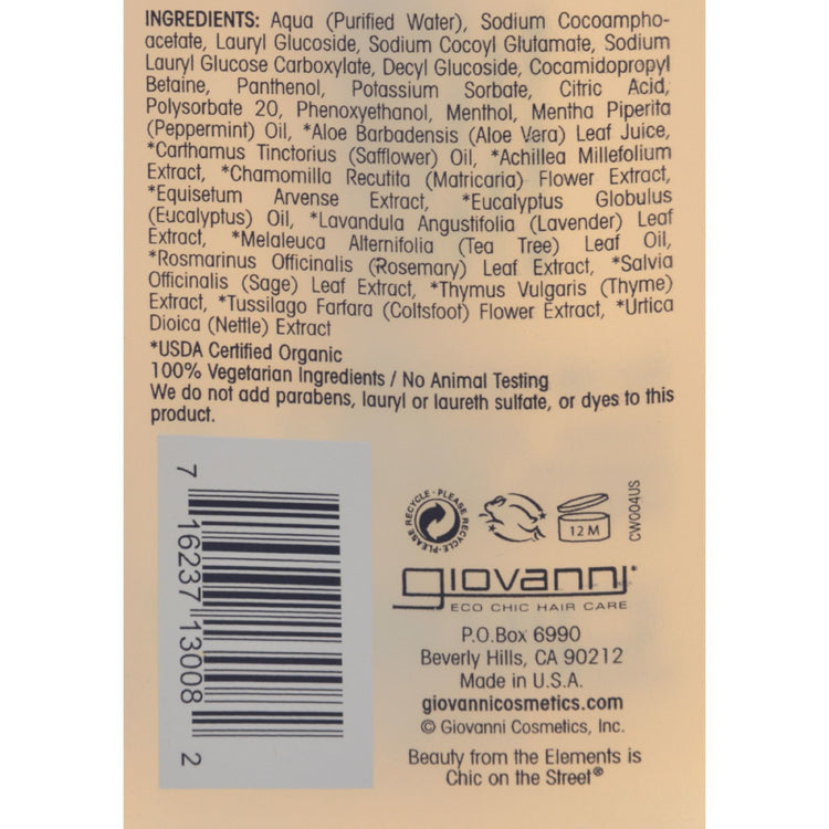 Giovanni Shampoo Tea Tree Triple Treat - 8.5 fl oz