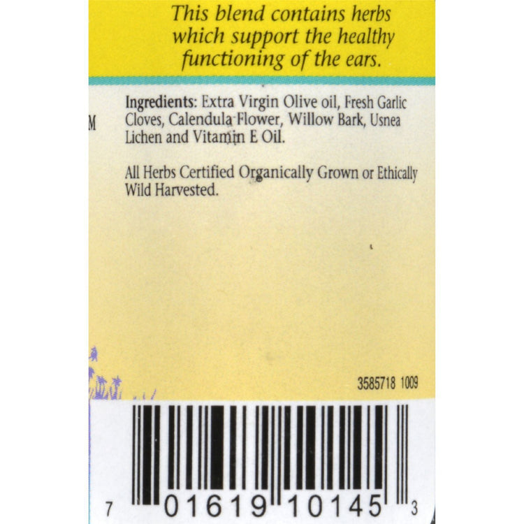 Herbs For Kids Willow and Garlic Ear Oil - 1 fl oz