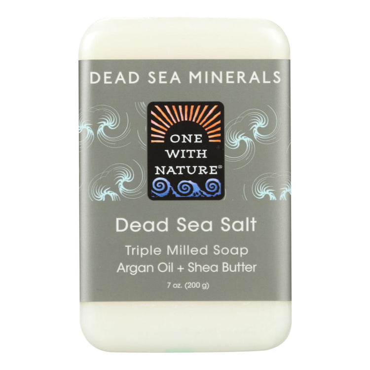 One With Nature Dead Sea Mineral Dead Sea Salt Soap - 7 oz