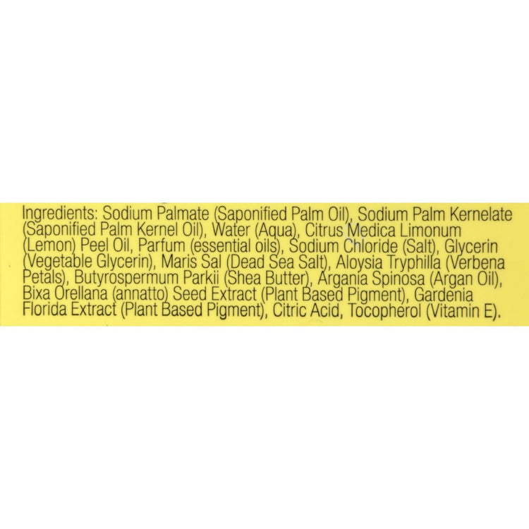 One With Nature Dead Sea Mineral Lemon Verbena Soap - 7 oz