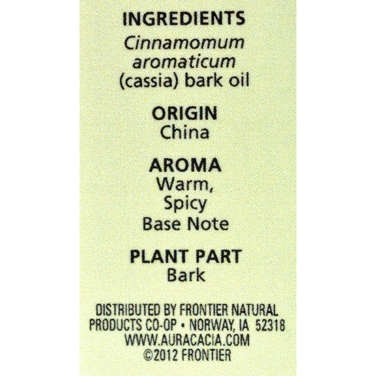 Aura Cacia - Pure Essential Oil Cassia Bark - 0.5 fl oz