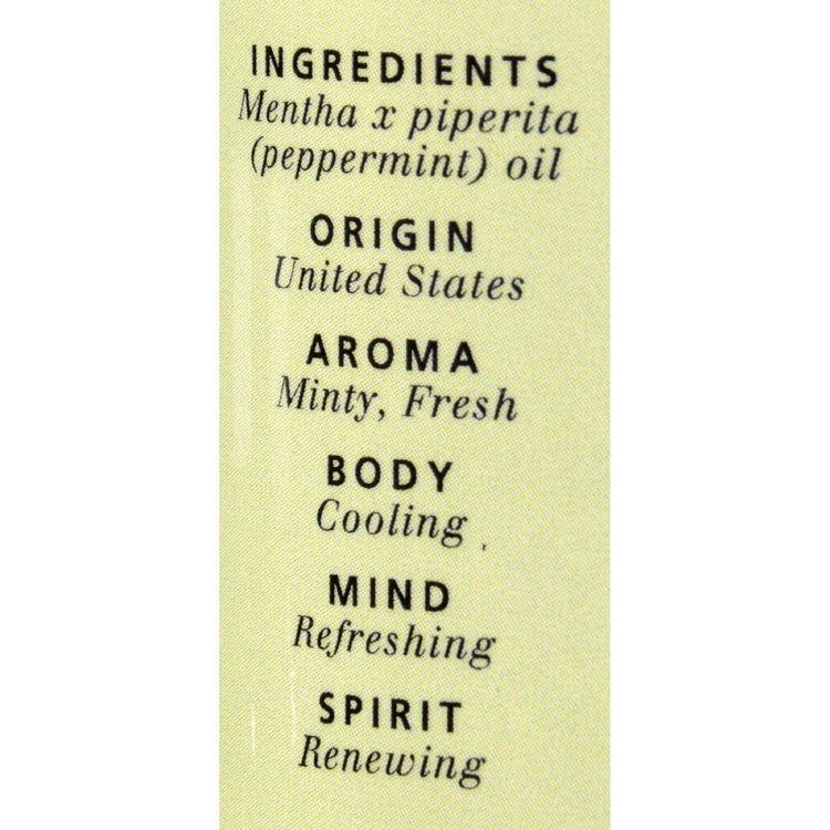 Aura Cacia - Peppermint Pure Essential Oil - 2 fl oz
