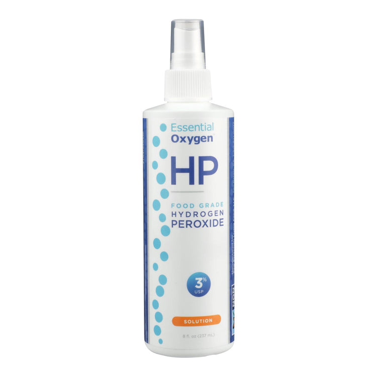 Essential Oxygen Hydrogen Peroxide 3% - Food Grade Spray - 8 oz
