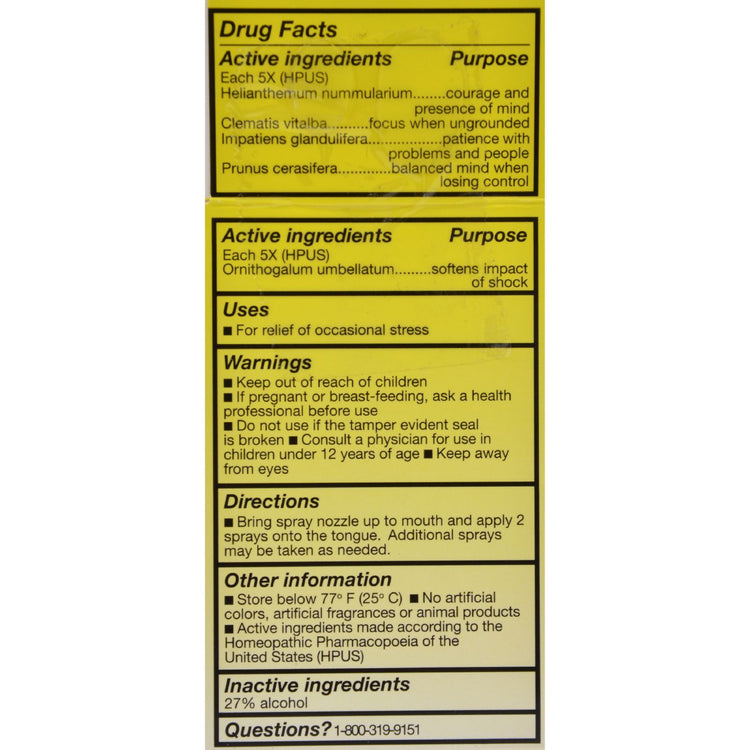 Bach Flower Remedies Rescue Remedy Spray - 0.245 fl oz