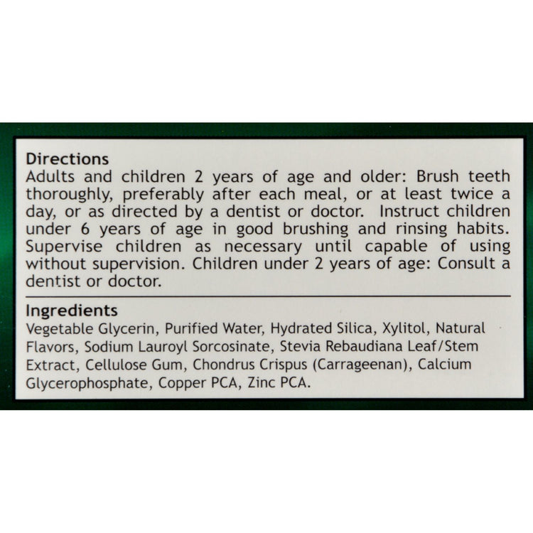 Epic Dental - Fluoride Free Xylitol Toothpaste - Spearmint - 4.9 oz