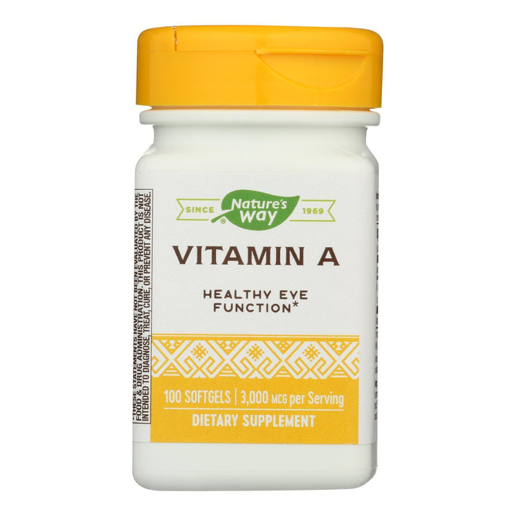 Nature's Way - Vitamin A - 10000 IU - 100 Softgels