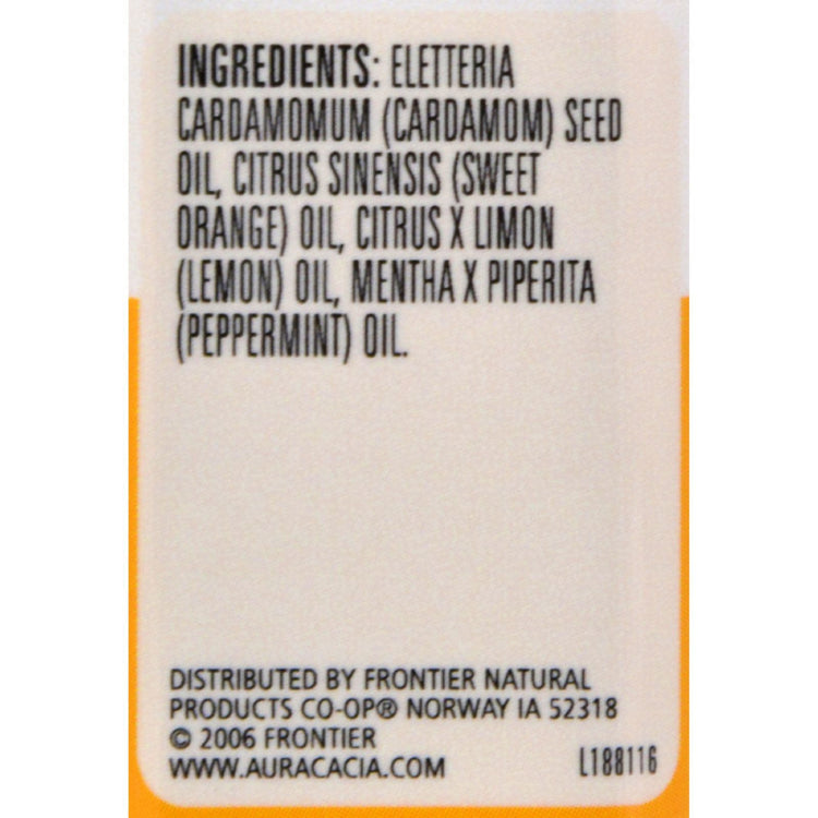 Aura Cacia - Essential Solutions Oil Pep Talk Peppermint and Sweet Orange - 0.5 fl oz