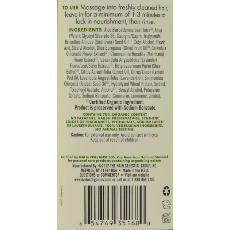 Avalon Organics Nourishing Conditioner Lavender - 32 fl oz