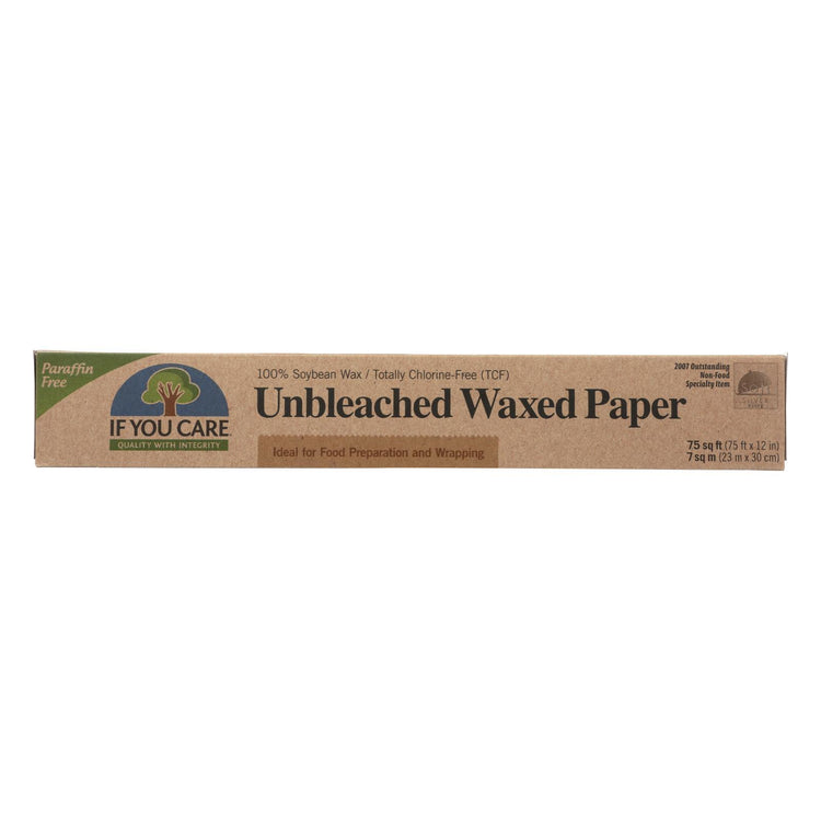 If You Care Waxed Paper - All Natural - 100 Percent Unbleached - 75 sq ft