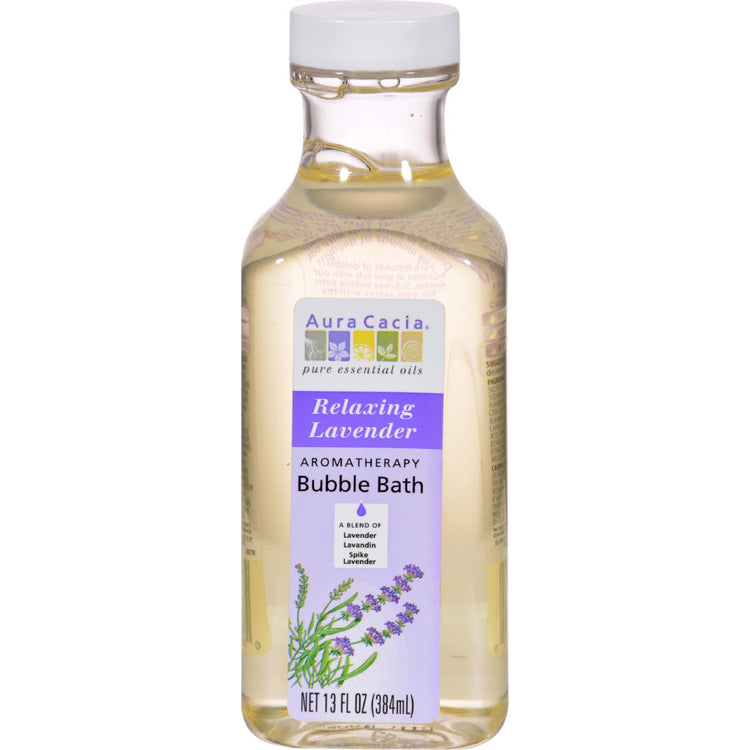 Aura Cacia - Aromatherapy Bubble Bath Relaxing Lavender - 13 fl oz