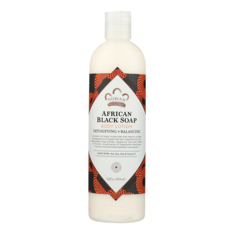 Nubian Heritage Lotion - African Black Soap - 13 oz