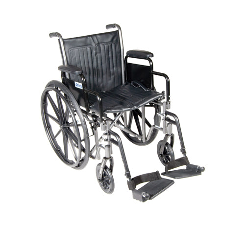 Wheelchair Fixed Arms 18 S/A F/Rests Dual Axle K1/K2