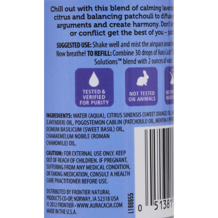 Aura Cacia - Essential Solutions Mist Chill Pill - 2 fl oz