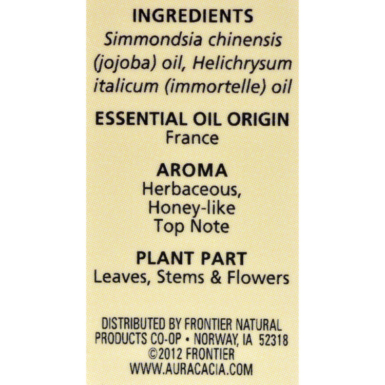 Aura Cacia - Helichrysym in Jojoba Oil - 0.5 fl oz