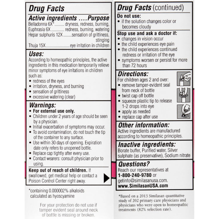 Similasan Kids Irritated Eye Relief - .33 oz