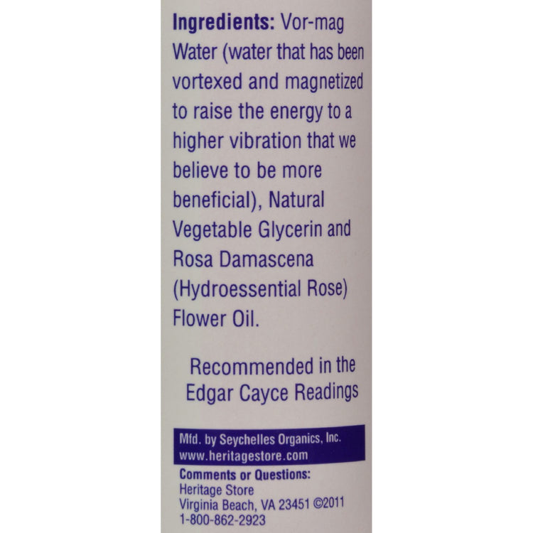 Heritage Products Rosewater and Glycerin Spray - 4 fl oz