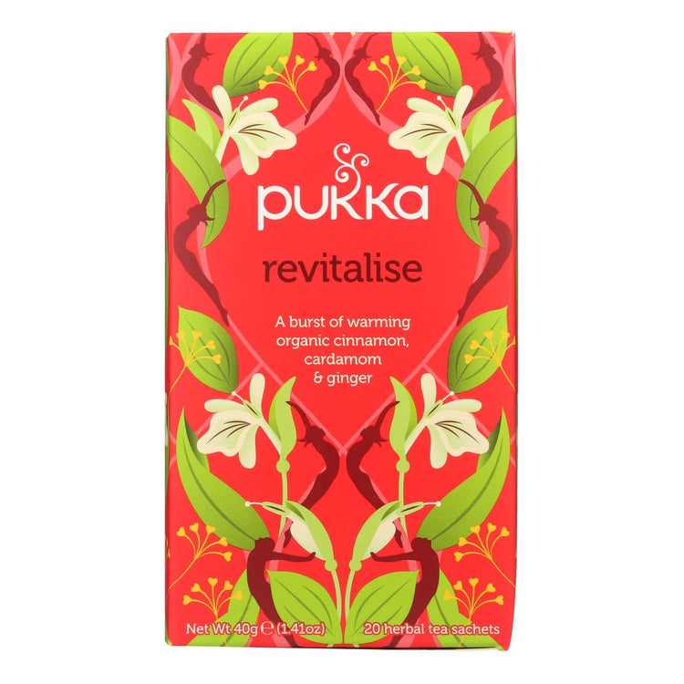 Pukka Herbal Teas Revitalise - Organic Cinnamon and Ginger Tea - 20 Bags